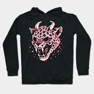 Leopard horror horns Hoodie